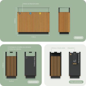 Vonkajší kôš - Technické Parametre