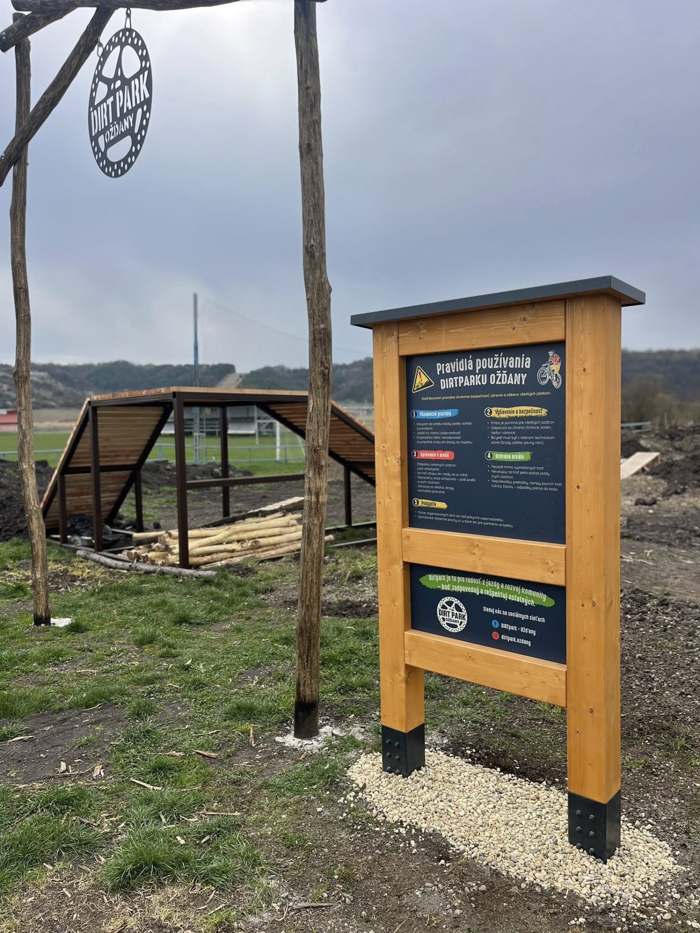 Informačná tabuľa - pravidlá v areáli